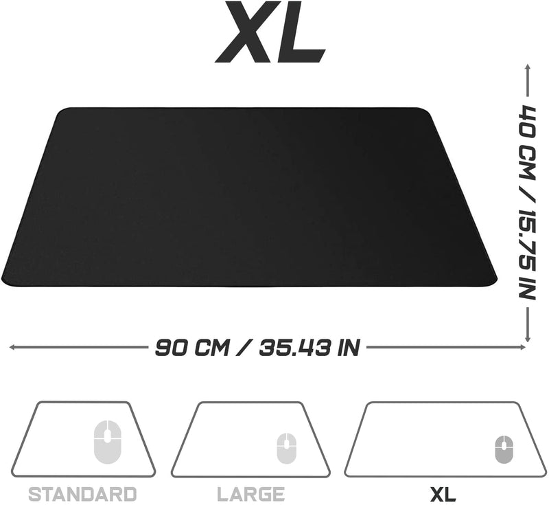 <b> Gaming Mauspad |</b> Schwarz - MaxLVL