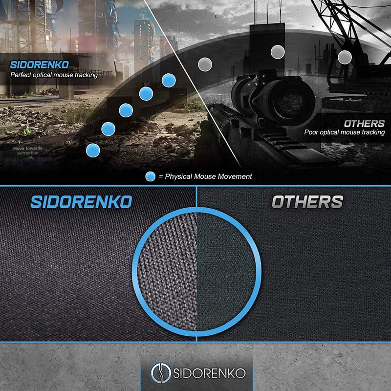 Sidorenko Gaming Mauspads im Sterndesign | Vernähte Kanten - MaxLVL