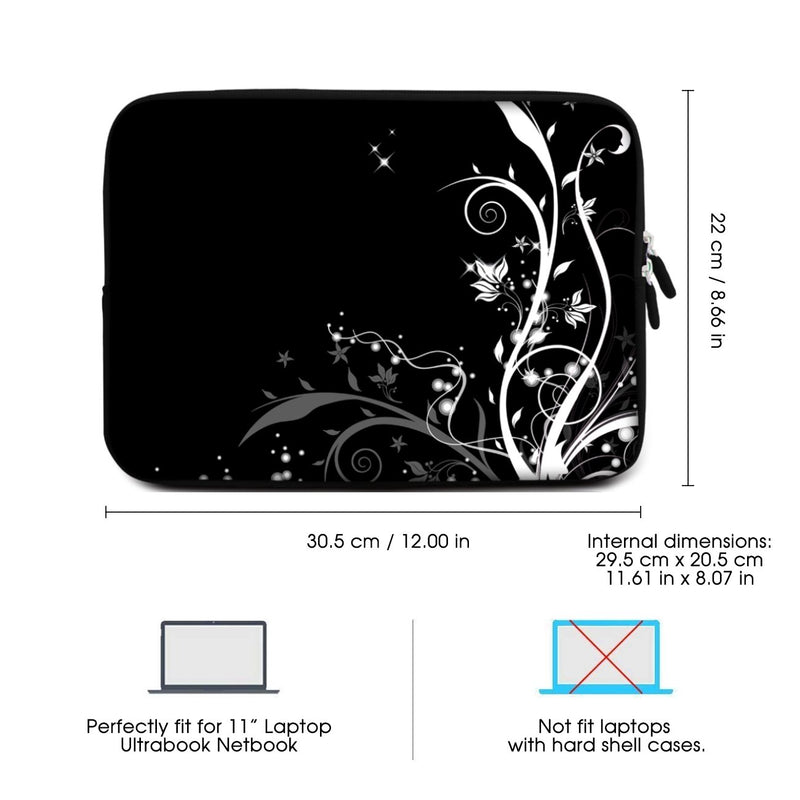Sidorenko Laptoptasche aus Neopren im Blumendesign - MaxLVL