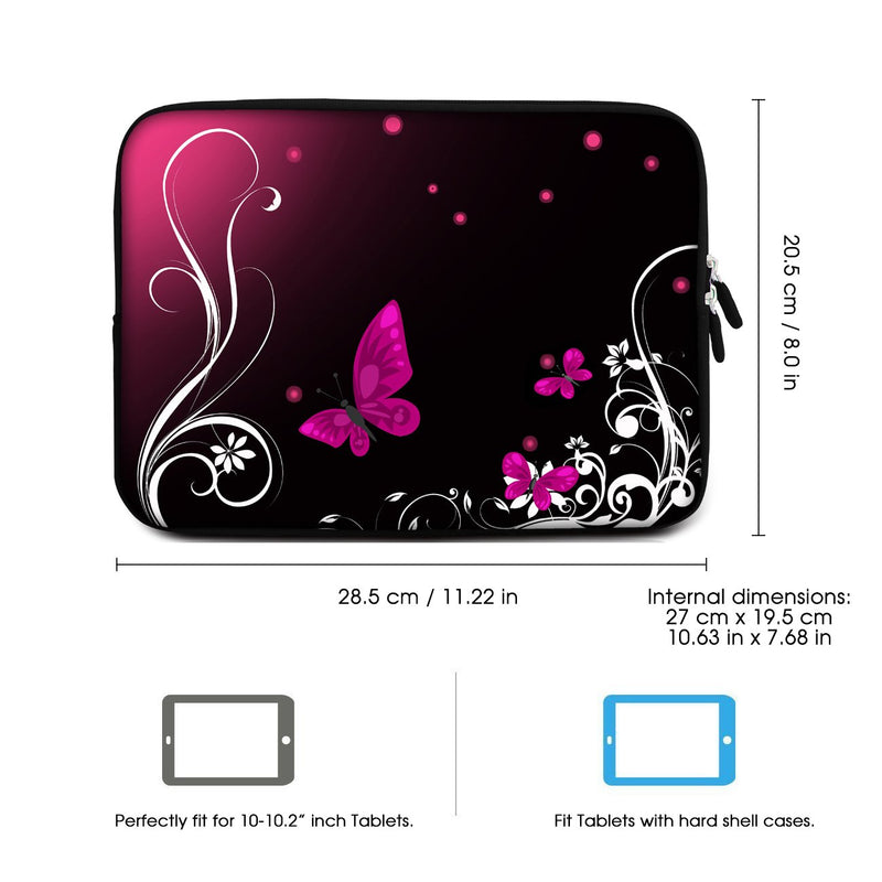 Sidorenko Laptoptasche aus Neopren im Schmetterlingdesign - MaxLVL