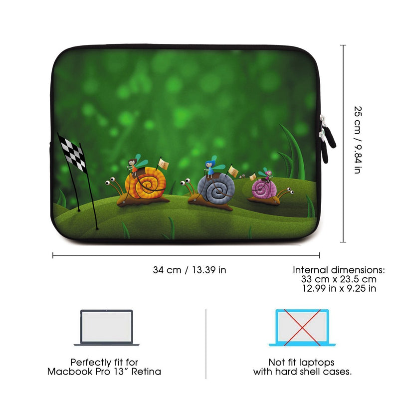 Sidorenko Laptoptasche aus Neopren im Schneckendesign - MaxLVL