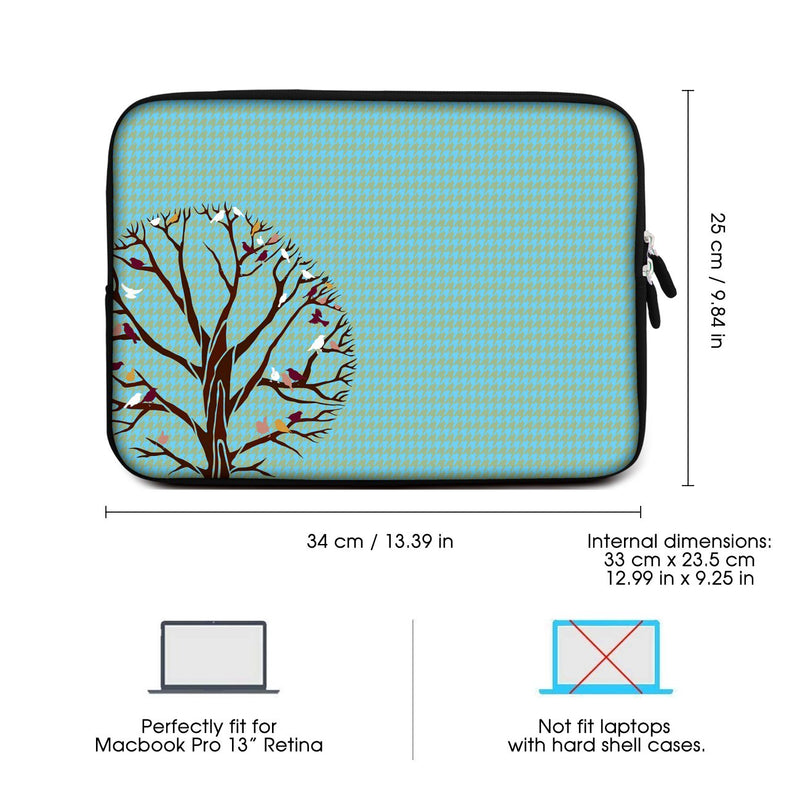 Sidorenko Laptoptasche aus Neopren im Herbstbaumdesign - MaxLVL
