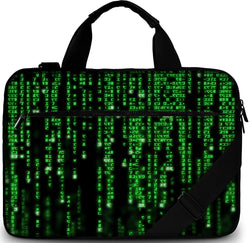 Sidorenko Laptoptasche aus Canvas im Matrixdesign | mit Zubehörfach - MaxLVL