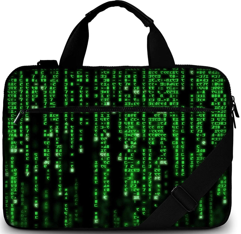 Sidorenko Laptoptasche aus Canvas im Matrixdesign | mit Zubehörfach - MaxLVL