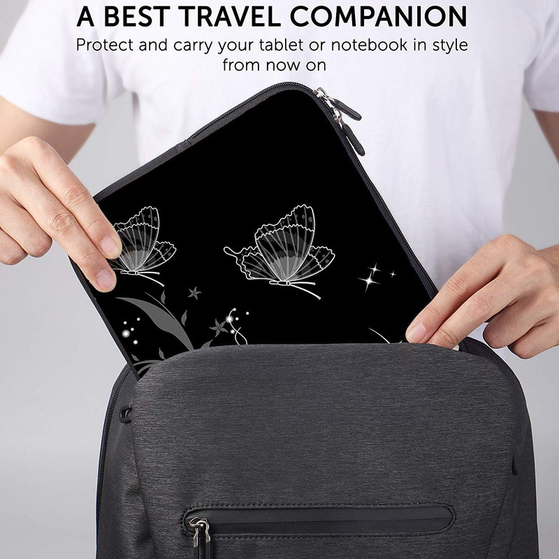 Sidorenko Laptoptasche aus Neopren im Schmetterlingdesign - MaxLVL