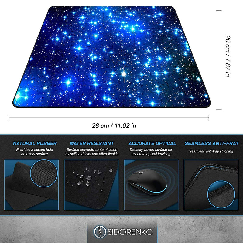 Sidorenko Gaming Mauspads im Sterndesign | Vernähte Kanten - MaxLVL
