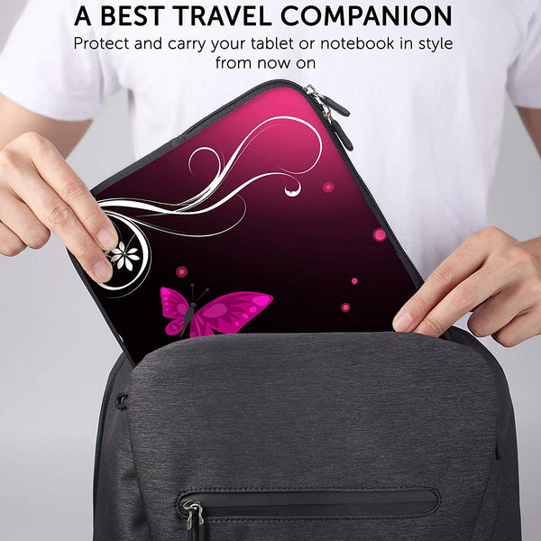 Sidorenko Laptoptasche aus Neopren im Schmetterlingdesign - MaxLVL