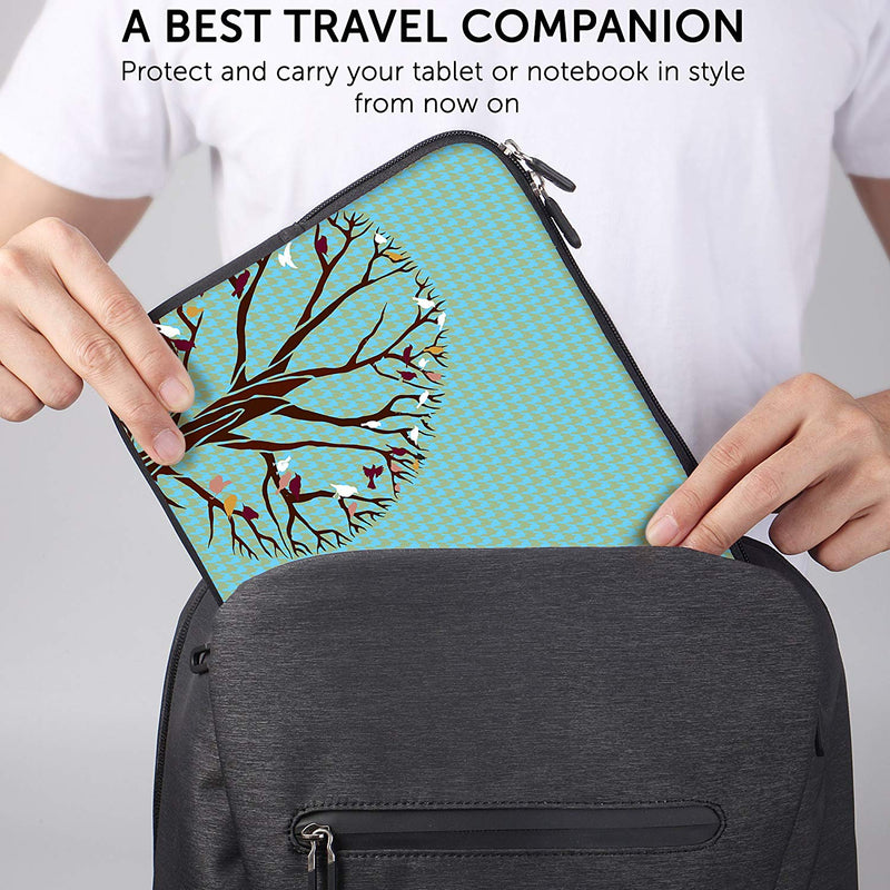Sidorenko Laptoptasche aus Neopren im Herbstbaumdesign - MaxLVL